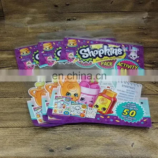 Cute Design China Factory Wholesale Clear Window Printing Opp Sugar/toy Plastic Packaging Bags With Handing photo-2