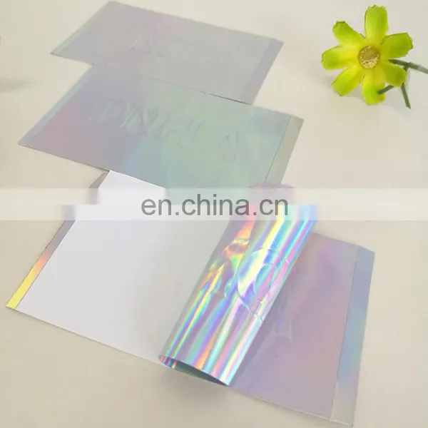 Self-adhesive Removable Radium Laser Sticker Stress Convex Sticker Customized photo-2