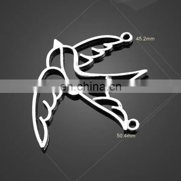 Wholesale Animal Bird Swan Shape Pendant Alloy Pendant Jewelry Accessories photo-5