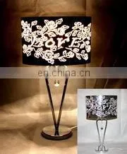 Unique Modern Etching Stainless Steel Table Lamp With Beautiful Outlook photo-4