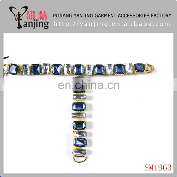 Rhinestone Chain Shoes Fitting