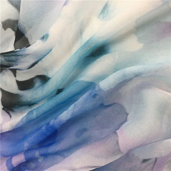 Professional Fashionable Custom Digital Print Spun Rayon Fabric photo-3