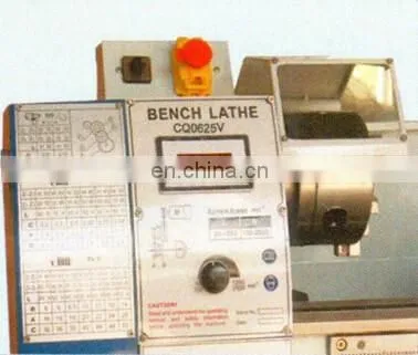 Variable Speed 26mm CQ0625V Manual Mini Lathe Machine Price With CE for Sale photo-2