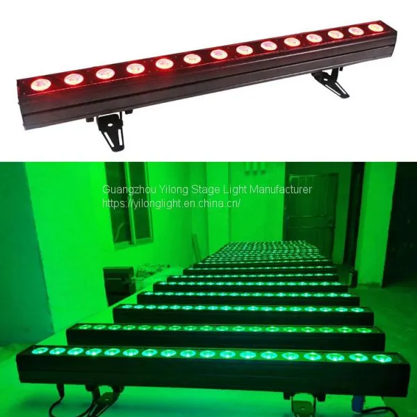 18PCS RGBWA+UV 6in1 High Power Color Wash Indoor Led Wall Washer for Wedding Party Garden Decoration photo-4
