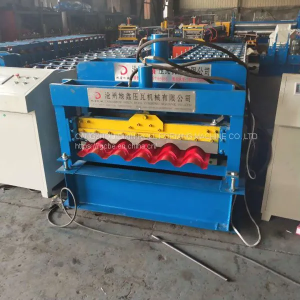 Kenya Hot Design 660mm Color Steel Glazed Tile Roll Forming Machine photo-2