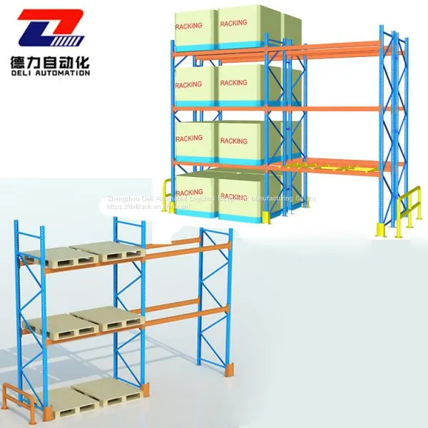 Cold Rolled Steel Q235B Material Pallet Racking Rectangular Box Beam Pallet Rack And Shelf