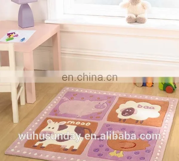 Kids Handtufted Carpet in Tianjin Factory for Home Decor photo-6
