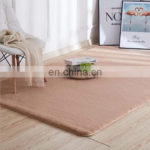 Eco Soft Polyester Rabbit Fake Fur Floor Rug photo-3
