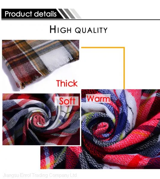 Designer 2020 Knitted Spring Winter Women Scarf photo-3