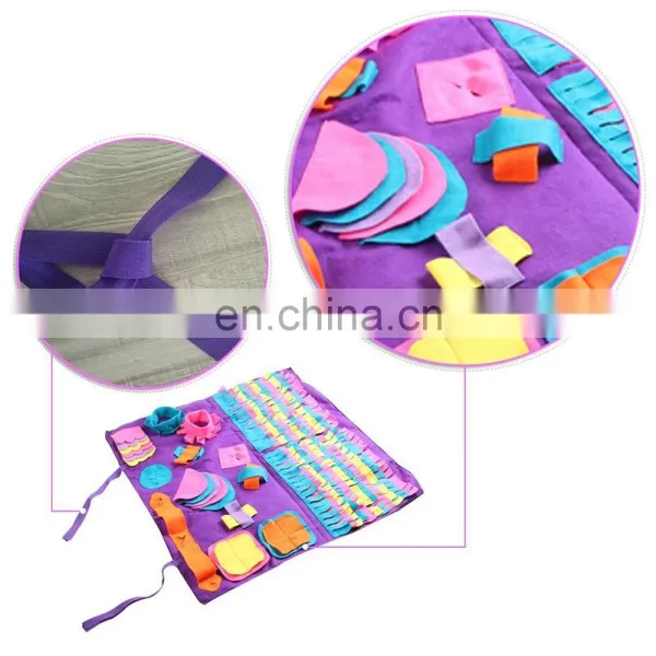 Dog Feeding Mat Dog Snuffle Mat Dog Training Pad Pet Nose Work Blanket Non Slip Pet Activity Mat for Foraging Skill photo-3