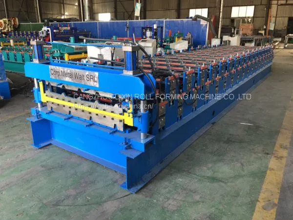 Tr4 Tr5 Tr6 Galvanized Sheet Metal Roof Roll Forming Machine photo-5