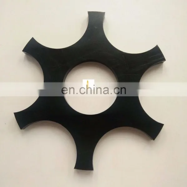 2020 Uhmwpe Support Block for Pipes Ultra-high Molecular Weight PE Pipe Support Uhmwpe Pipe Spacers Black Color UHMWPE Spacer photo-2