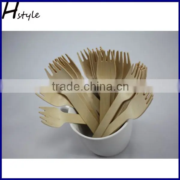 Factory Sale Fancy Handle Disposable Wooden Knife Fork Spoon SPT013B photo-4