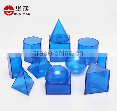 Box set of 12 geometric figures, Geometrical feature set