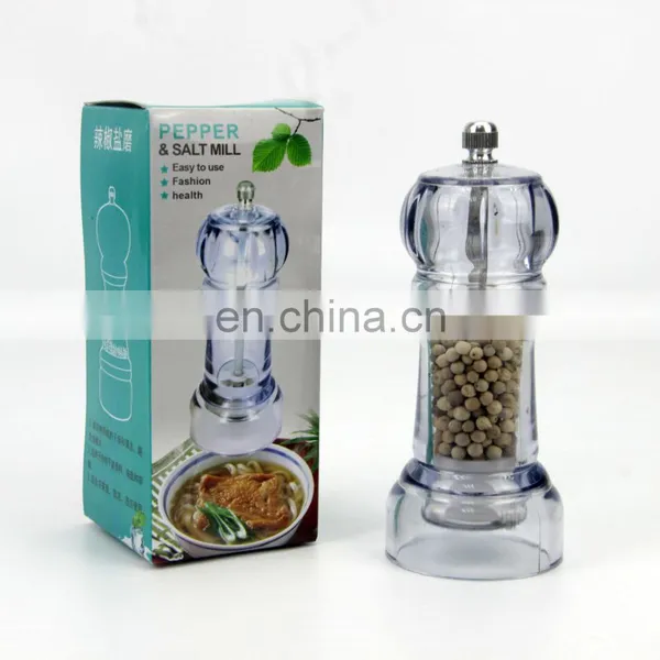 Transparent Acrylic Grinders, Refillable Grinders, Salt and Pepper Grinder Mill photo-2