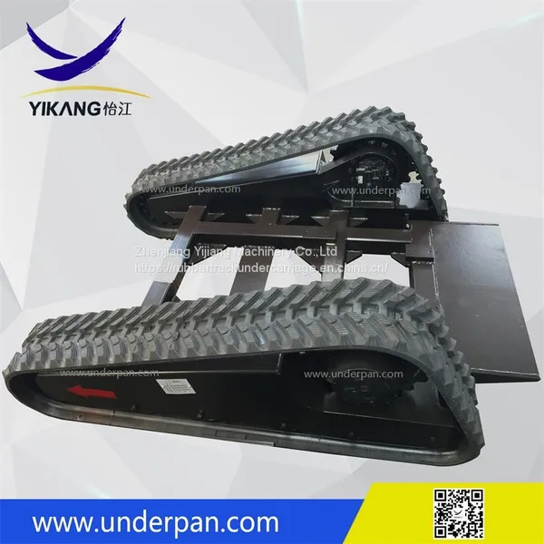 Custom Underwater Robot Parts Steel Track Undercarriage With Rotary Bearing From China photo-4