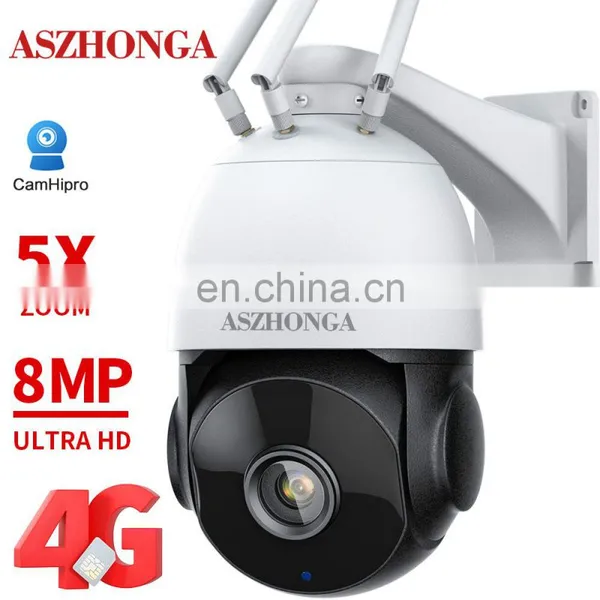 4K4GSIM CARD 8MP Wireless Security IP Network Camera 5X Zoom HD PTZ Outdoor Home Surveillance Dome Cam CCTV 50M IR Night Vision photo-2