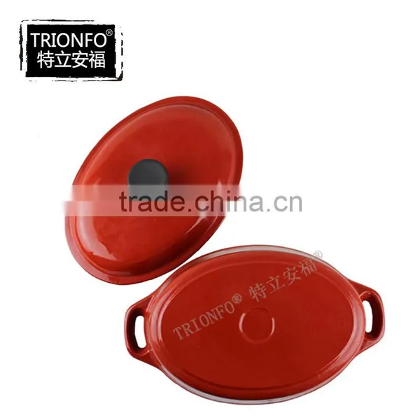 FDA Approved Color Enameled Cast Iron Cookware TR1007 photo-3