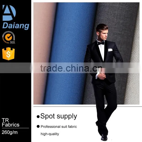 Multicolor Cool 260gsm Polyester Fabric TR Suiting Fabric For Uniforms photo-4
