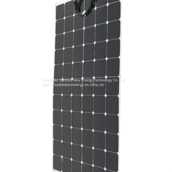 200W 235W 37.5V Flexible PV Panel ETFE Coating Low Light Reflection Cable With MC4 Connectors photo-3