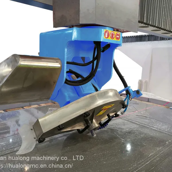 Hualong Machinery Granite Saw Machine Stone Cutting Machine 5 Axis CNC Bridge Saw Marble Granite Cutting Machine Engraving Saw photo-4