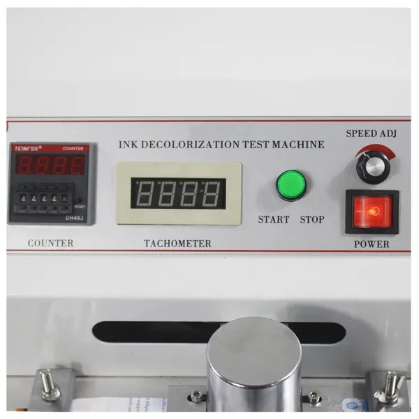 JY-1035 Ink Rub Resistance Tester Ink Decolorizing Test Machine Ink Printing Abrasion Test Equipment photo-4
