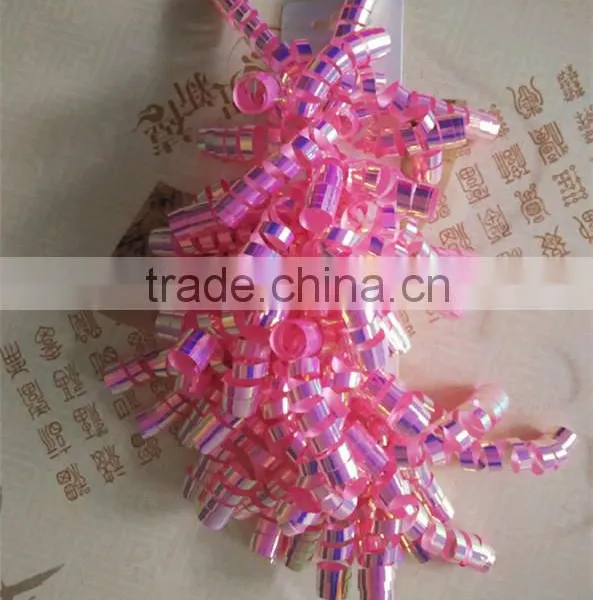 Apple Green Iridescent Wrapping Ribbon Curly Bow for Holiday Decoration/Halloween and Easter Decorations photo-3