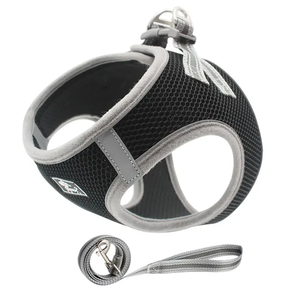 Premium Dog Chest Strap Leash Adjustable Reflective Pet Harness With Padded Handle & No-Pull Design photo-4