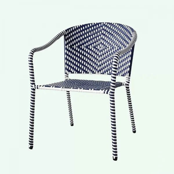 Guangdong Factory Wholesale Price Patio Stackable Dining Chair Aluminium Frame Sklum Chair photo-5
