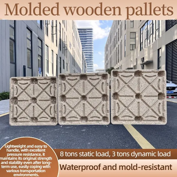 Export-Grade Molded Wood Pallet (Fumigation-Free) — ISPM 15 Certified — 4-Way Entry photo-3