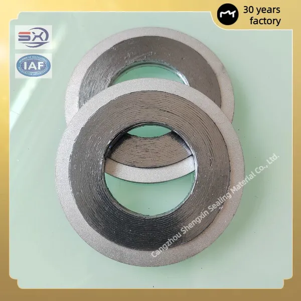 Special Outer Ring Metal Spiral Wound Sealing Gasket for Heat Exchangers photo-3