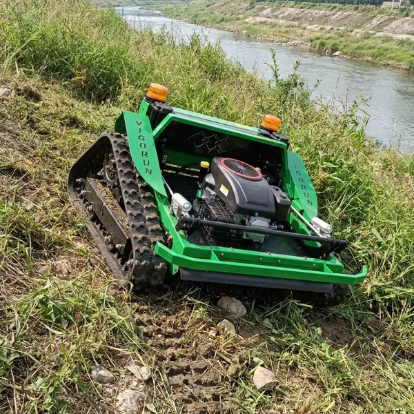 Vigorun Tech VTLM800 Affordable Low Price Crawler Remote Operated Grass Cutter 0-60° Slope Orchard Maintenance Equipment