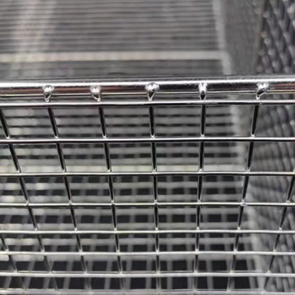 Stainless Steel Mesh Basket for Parts Cleaning, 304 Grade, 0.5mm Wire, 1mm Opening, Industrial photo-3