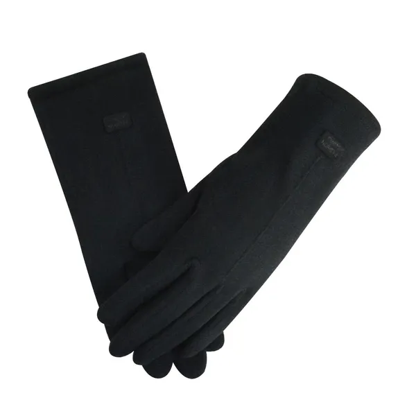 Stylish Custom Finger Gloves for Women - Warm Grey Winter Outdoor Gear photo-4
