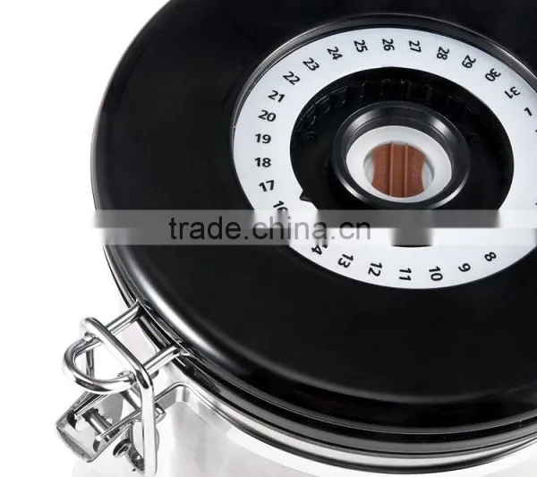 Stainless Steel Coffee Canister With Air Hole 1200ML photo-3