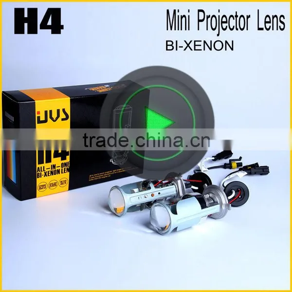 Popular Motorcycle Car Small H4 Mini Projector Hid Bi-xenon Bulbs Headlight With High Quality photo-2
