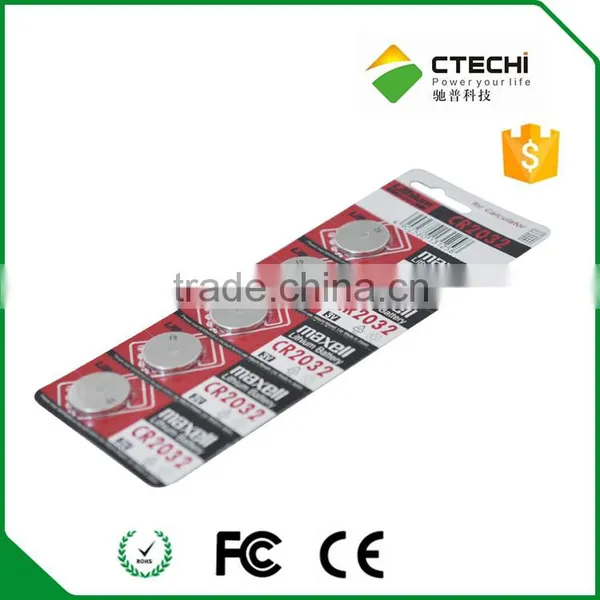 Maxell CR2032 220mAh 3V Lithium Coin Battery for Watch photo-3