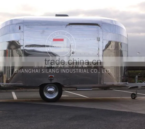 SLUNG SL-6S Mobile Food Trucks Catering Trailer Stainless Steel Food Truck Mechanical Brake Configuration photo-6