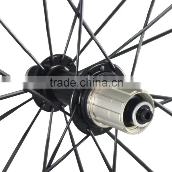 2016 New Clincher Tubeless Ready Bicycle l Rims 700c Wide 27mm Road Bike Carbon Wheels W40C Bike Wheels Carbon photo-5