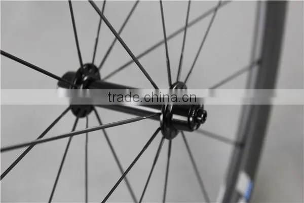 Super Light Carbon Clincher Wheelset Wide Edge Carbon Fiber Wheels W40C photo-3