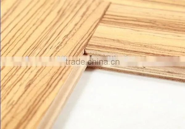 Herringbone African Zebrawood Engineered Parquet Flooring photo-4