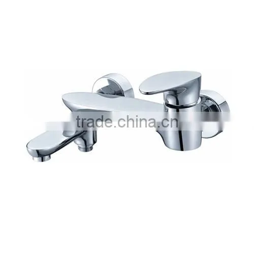 Deck Mounted Solid Brass Kitchen Sink Mixer Tap From Heshan City photo-4