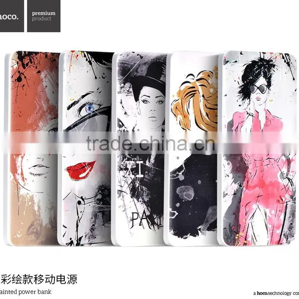 HOCO B1 Painted 10000mAh Power Bank for IPhone 6s Samsung S7 Universal Double USB Quick Charging 2.1A External Battery MT-5733 photo-2