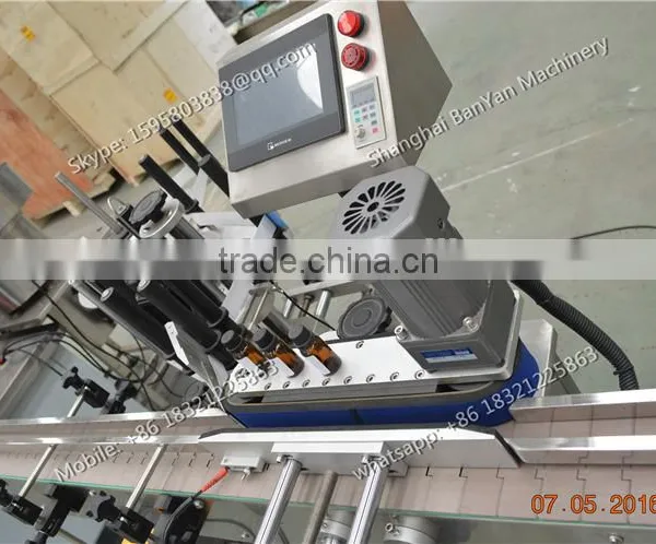20 Shanghai Manufacturer High Efficiency Glass/ Plastic Round Bottle Labeling Machine photo-4