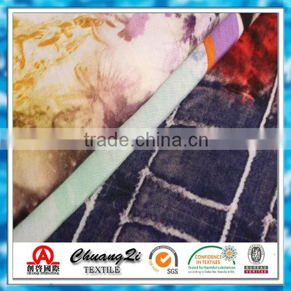 Different Types of Fabric Prints Rayon Screen Printing Fabric photo-2