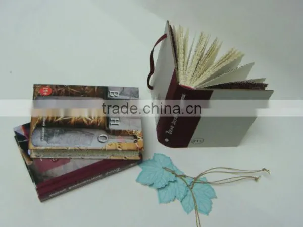 Cheap Bulk Handmade Disc Bound Notebook With Embossed and Index photo-3
