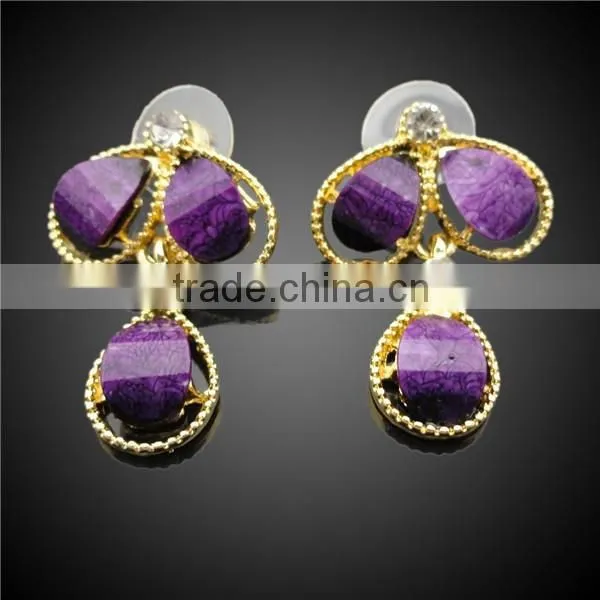 Gold 18k Jewelry Set,elegant Costume Jewelry Set,young Fashion Jewelry photo-5