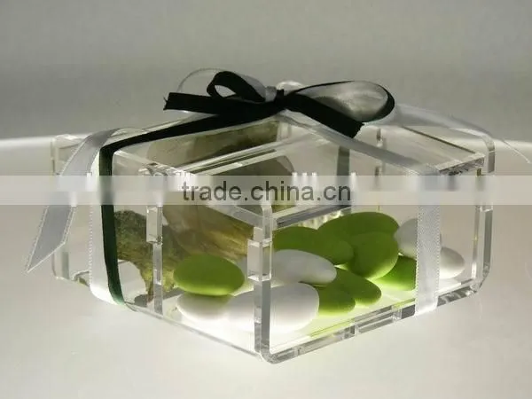 Customized Acrylic Box in Clear Color Present Acrylic Box With Lock, Acrylic Box With Lid photo-2