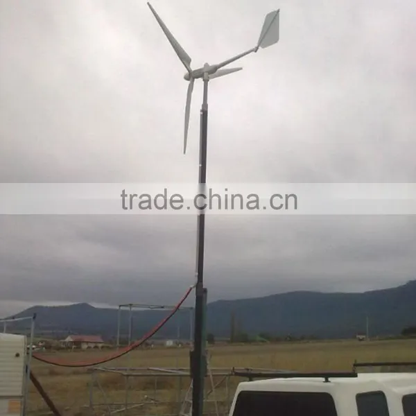 Fixed Pitch Wind Turbine 2kw Type Residential Wind Power System On/off Grid