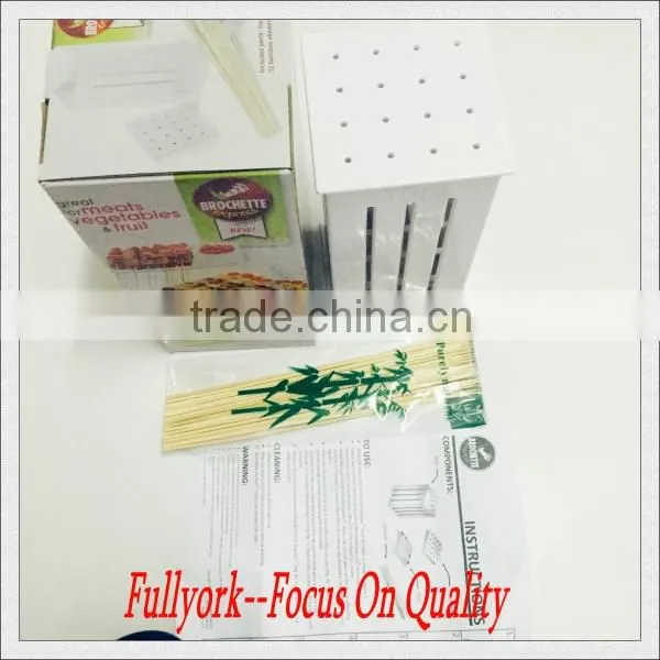 Brochette Express As Seen On TV Skewers Food Slicer BBQ Grill Shish Kabab Maker photo-4